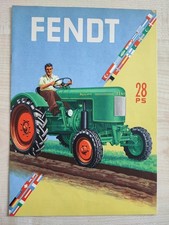 Original Fendt F28 Dieselross brochure 1950s Marktoberdorf tractor tractor