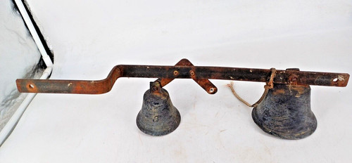 Cloches laiton avec support - cloches,