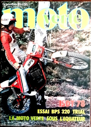 Moto verte de - de, novembre