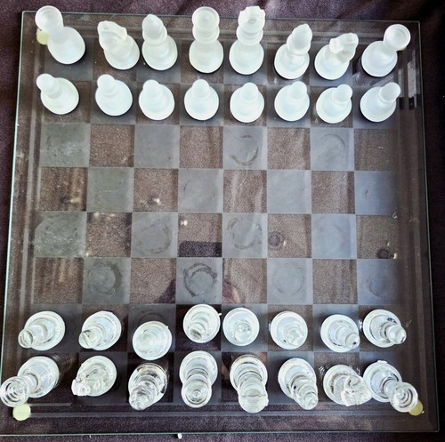 Jeu échecs verre - d’Échecs,