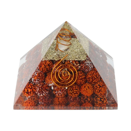 Pyramide orgonite rudraksha - pyramide,
