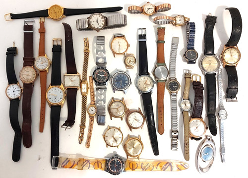 Lot montres vintage - de, 30