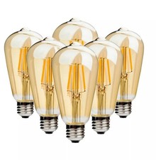 6 VINTAGE RETRO LED FILAMENT LAMP BULB HOT BULB 2500K 8W E27 220V