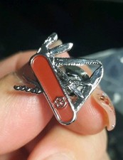 N171901 Pin's Collection Cutlery Legendre Langres Swiss Knives