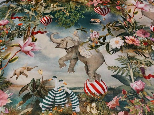 Fantaisie volant éléphant - ",