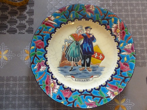 Assiette emaux longwy - longwy, *