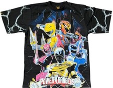 Vtg Mighty Morphin Power Rangers AOP T Shirt 1994 Rare 90s/20s Size XL