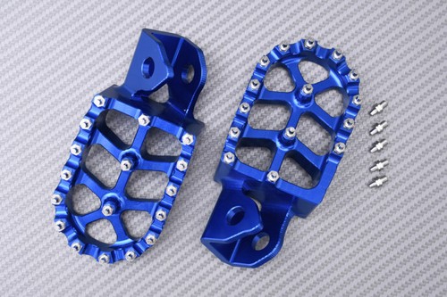 Repose pieds bleu - alu, droit