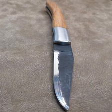 Couteau de poche pliant, lame brut de forge.