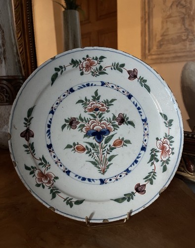 Assiette faïence delft - assiette,