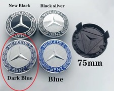 4x Cache Moyeu Mercedes 75mm