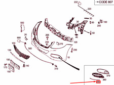 Baguette de calandre gauche de pare-chocs avant MERCEDES-BENZ S W222 A2228852121