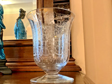 vase en cristal gravé signé BACCARAT modèle MICHELANGELO 13cm