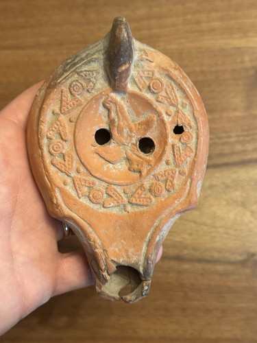 Lampe huile romaine - romaine, antique