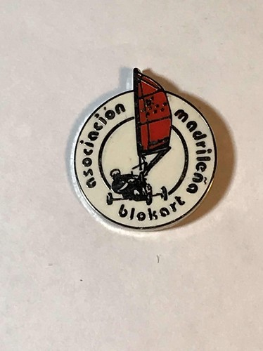 Pin white circle - pin, blokart
