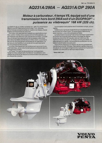Volvo penta moteur marin - /, aq