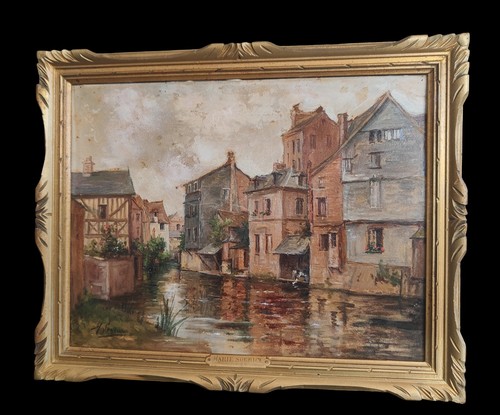 Tableau vielles maisons - vielles, à