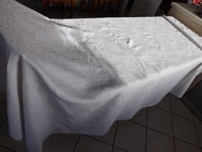 nappe, damas de lin, 2.28 m X