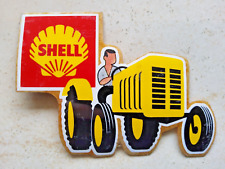 SHELL 60s Tractor Trailer Sticker Vintage Antique ORIGINAL Advertising