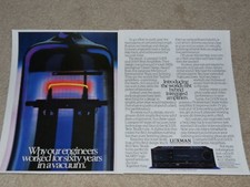 Luxman LV-105, LV-103 Tube Amplificateur Ad, 1986, 2 Pg