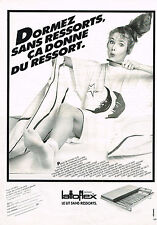 ADVERTISEMENT 1980 LATOFLEX le bed sans springs