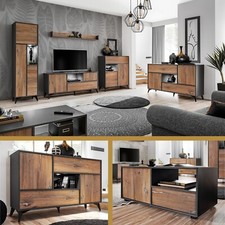 NOUVEAU komodee Orvieto Divers Meuble de Salon Chêne Anthracite Eclairage LED