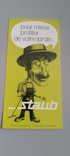 Ancienne publicité dépliant - ancienne,