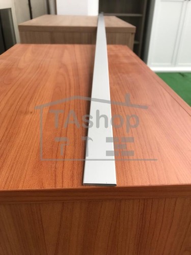 Profils aluminium satiné - aluminium, plat