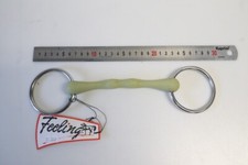 NEUF : Mors Cheval 2 anneaux Feeling Flexi droit - FEELING 600036145 en 145mm