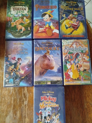 Lot casette wall disney - lot,
