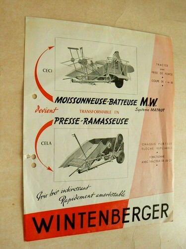 Wintenberger tractor - wintenberger,