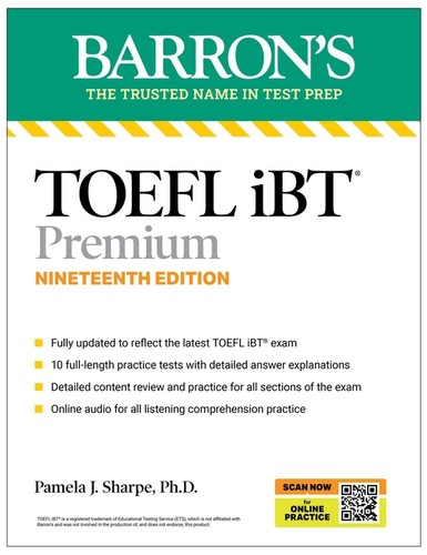 Toefl ibt premium - toefl,, nineteenth