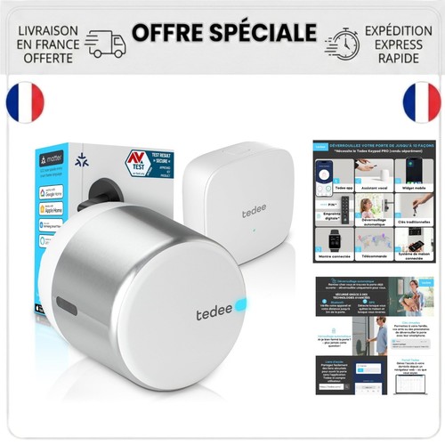 Serrure intelligente tedee go2 - intelligente,