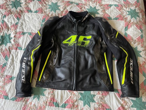 Dainese vr46 leather jacket - d2,