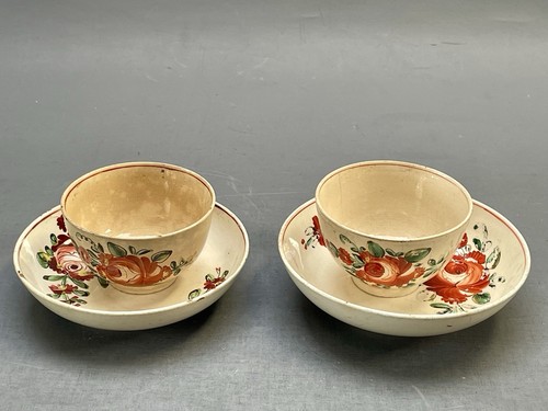 Creamware bowls tasse leeds - bowls,