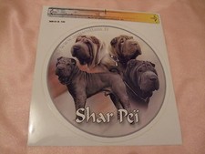1 autocollant - motif chien  SHAR PEI
