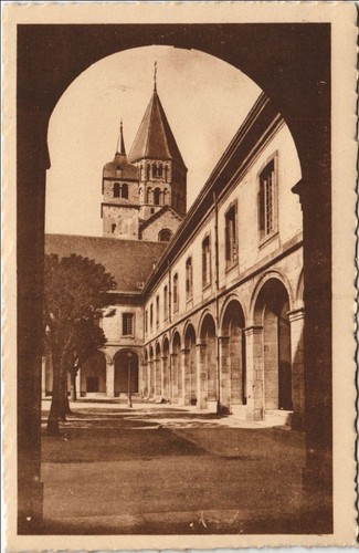 Cpa cluny clocher l eau - ak,