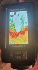 Humminbird PiranhaMax 4 Fish Finder Head Unit w/ OEM Mount & Custom Cover TESTED