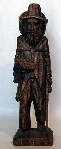 Sculpture bois homme - sculpture,