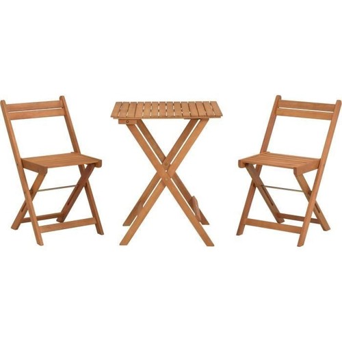 Set bistrot bois acacia - set,