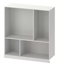 Ikea KALLAX Shelf Insert with 4 Display Compartments Light Grey