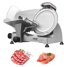 VEVOR Trancheuse Électrique Trancheuse à Jambon Lame 250 mm en Inox SUS420