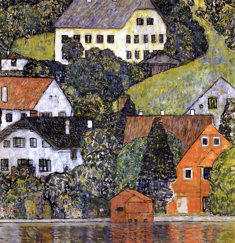035 gustav klimt maisons en - 035,