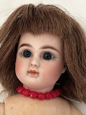 Rare Antique J.Steiner Paris A2 Closed Mouth Porcelain Head Small Doll