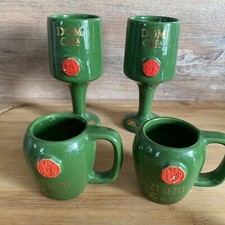 Deux  chope tasse DOM CAFÉ