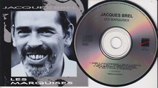 JACQUES BREL Les Marquises (Volume 7) (CD 1988) Barcaly 12 Songs French Pop