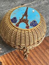 Boite Laiton Doré Tour Eiffel