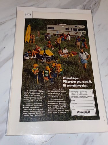 Vintage 1971 winnebago - vintage,
