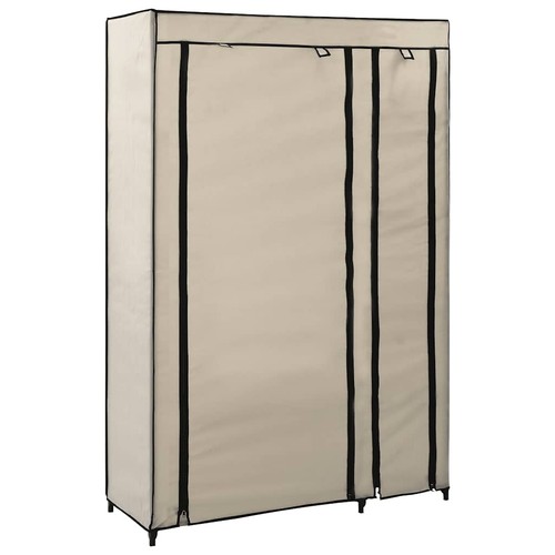 Garde robe tissu marron - garde-robe,