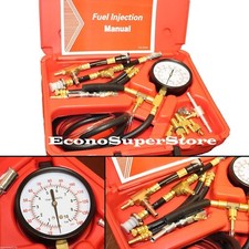Fuel Injection System Pressure Tester Dianogstic Kit 4 GM FORD CHRYSLER Import
